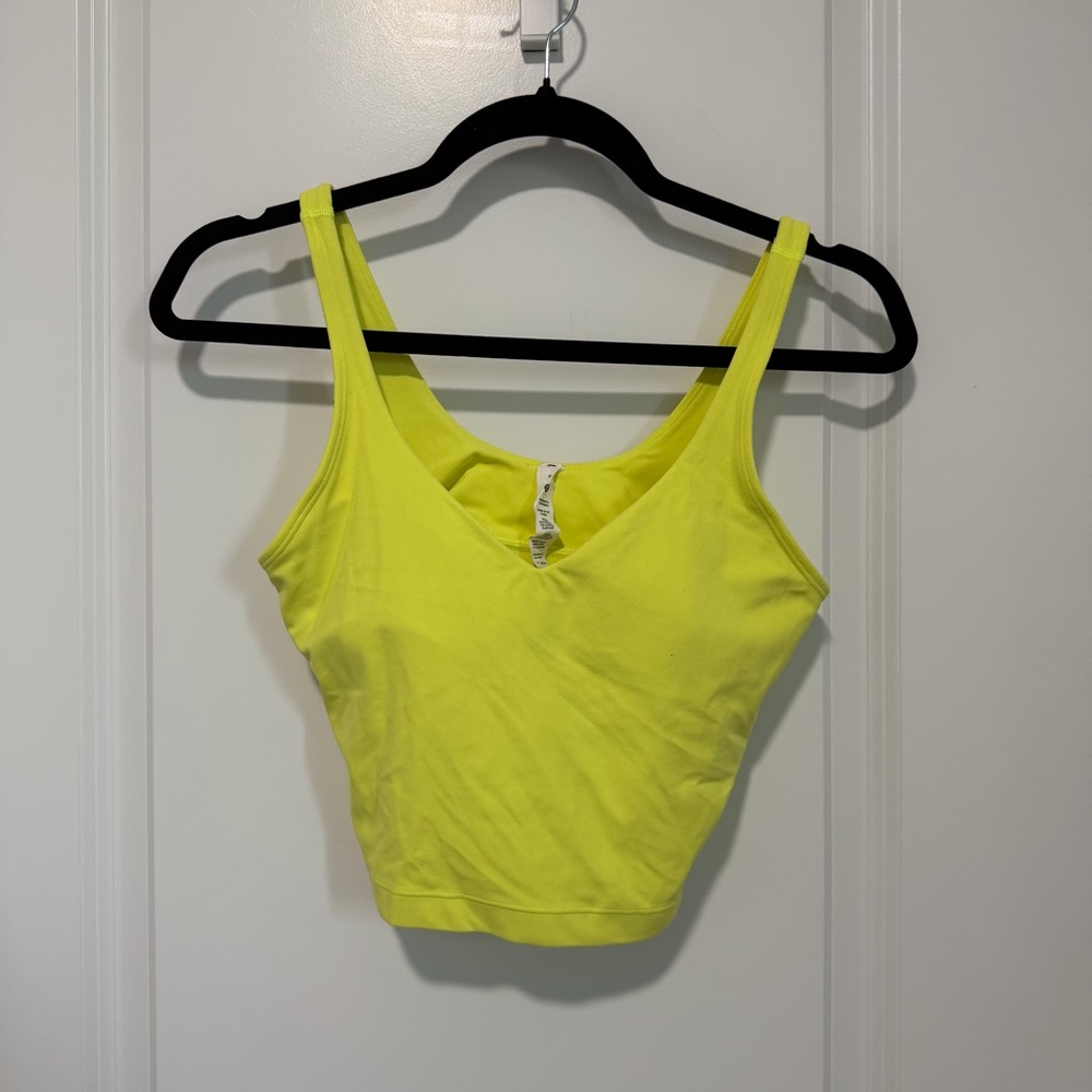 Lululemon Athletica Bright Yellow Camisole
